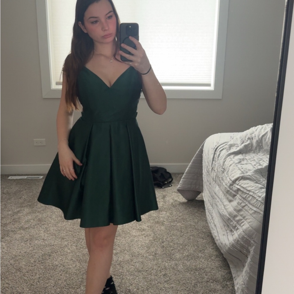 Green Party Dress